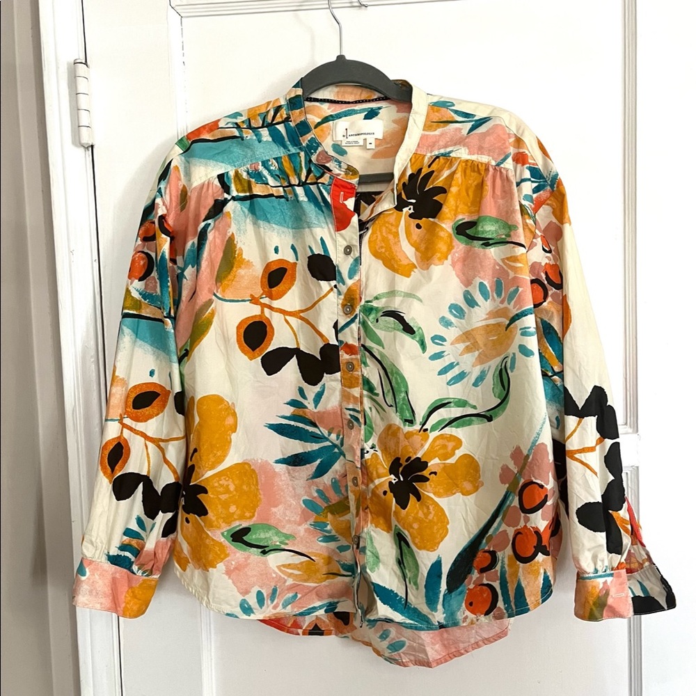 Anthropologie Multicolored Blouse